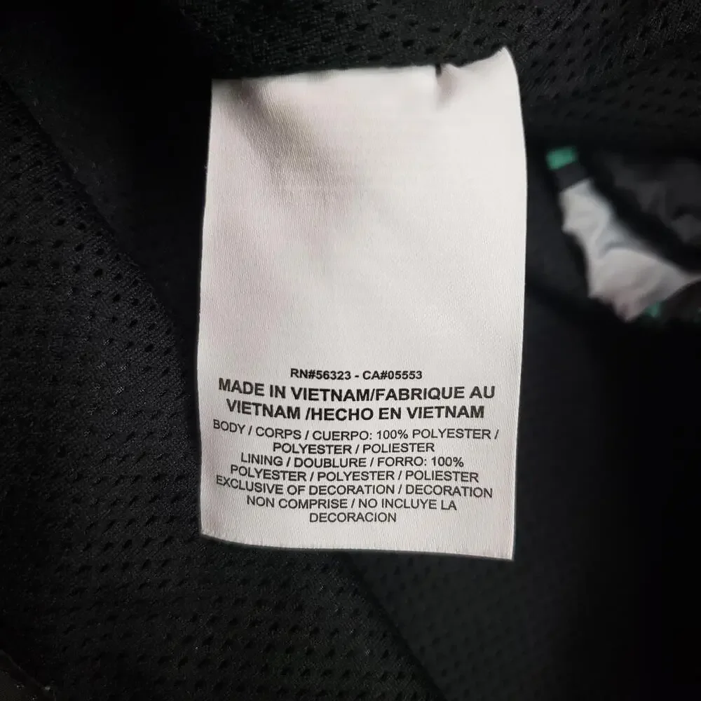 Nike IDJ Jacket Mens M Multicolor Just Do It Hooded 1/2 Zip Windbreaker All Over